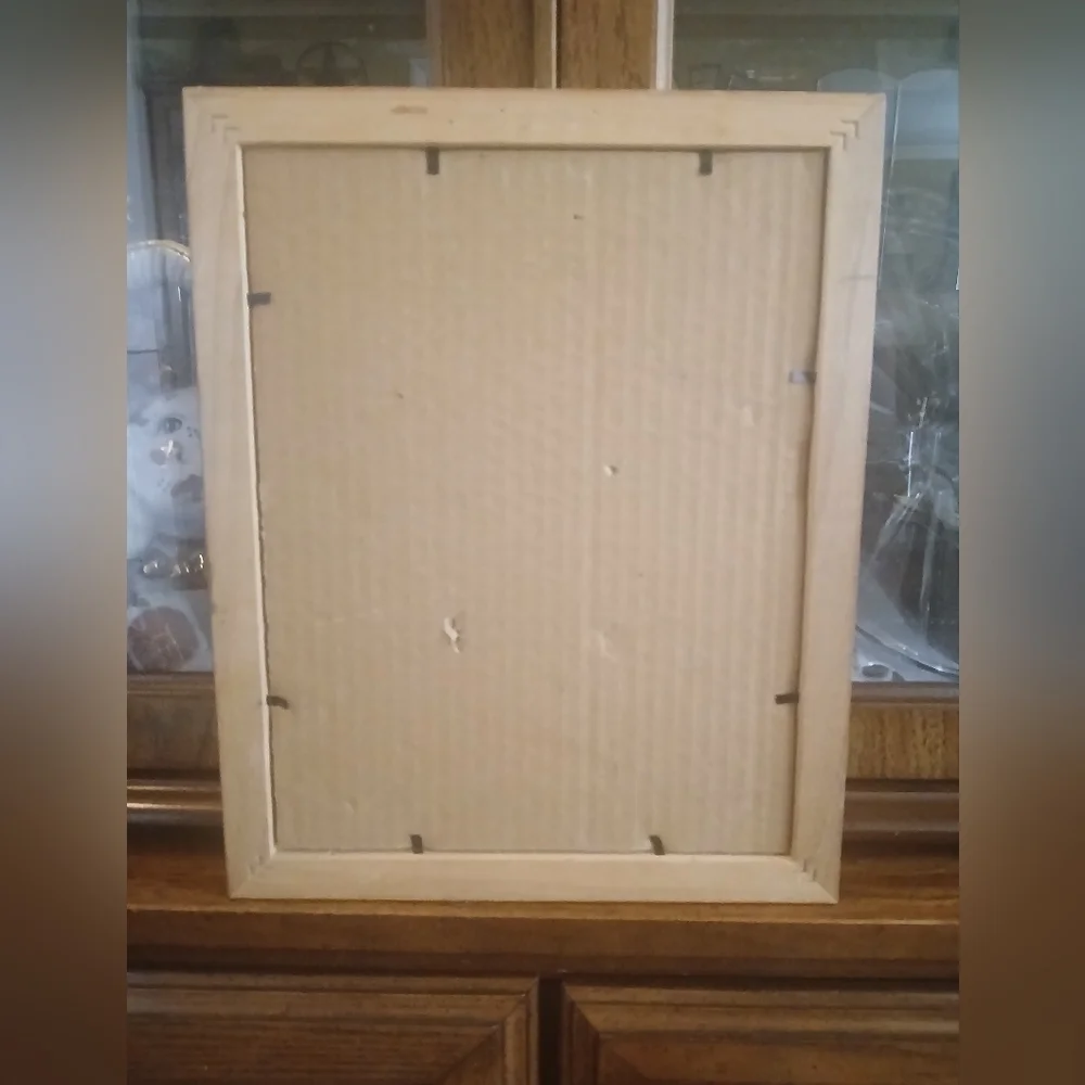 Oak Paintable Picture Frame with Gold Trim​​​